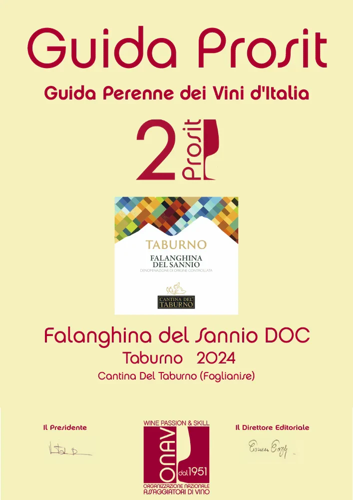 Taburno Falanghina - ONAV Diploma Prosit 2025