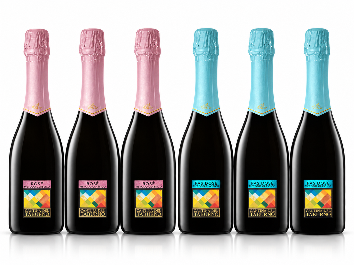 Box Degustazione Metodo Classico – 3 Rosé + 3 Pas Dosé