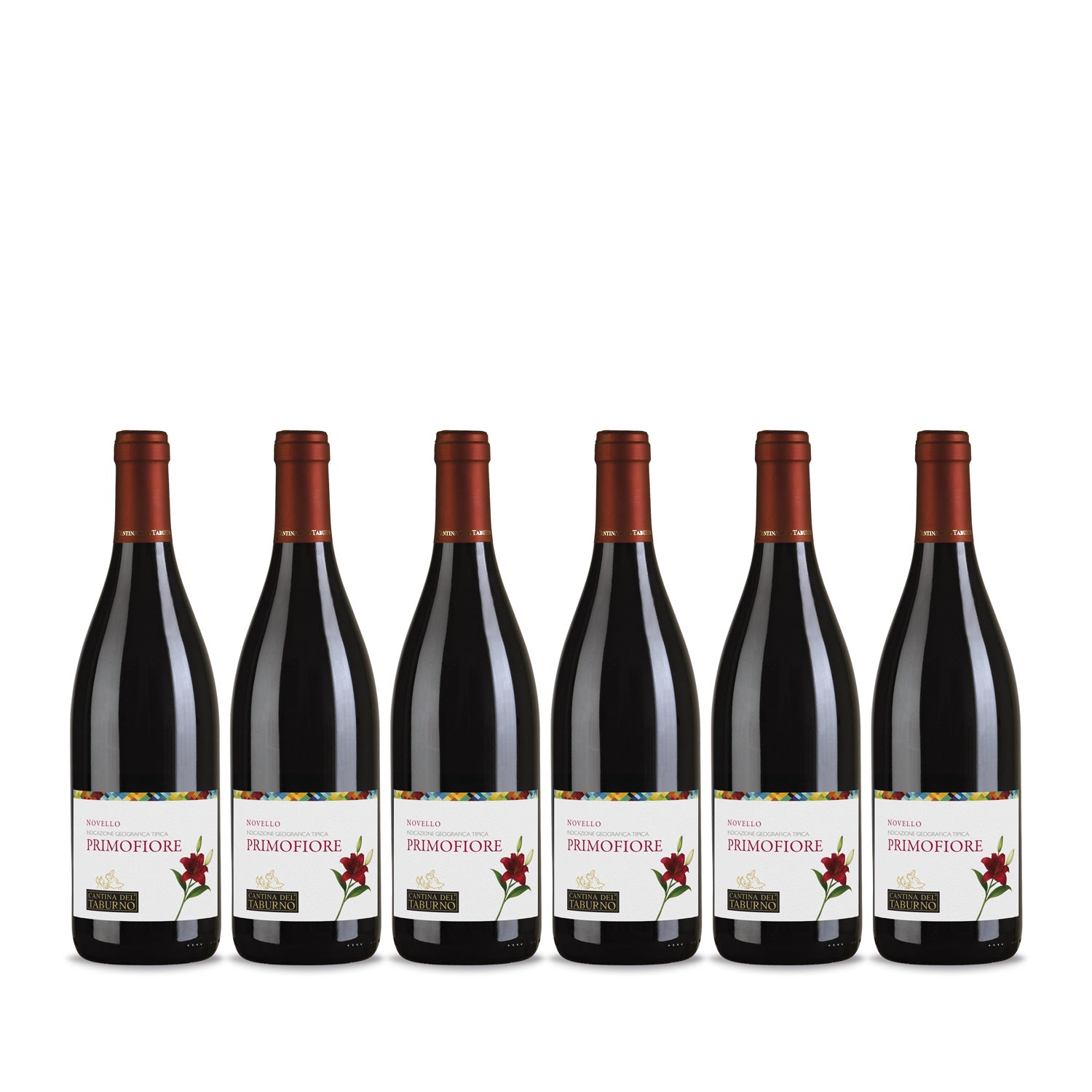 Box da 6 bottiglie di Novello Primofiore.