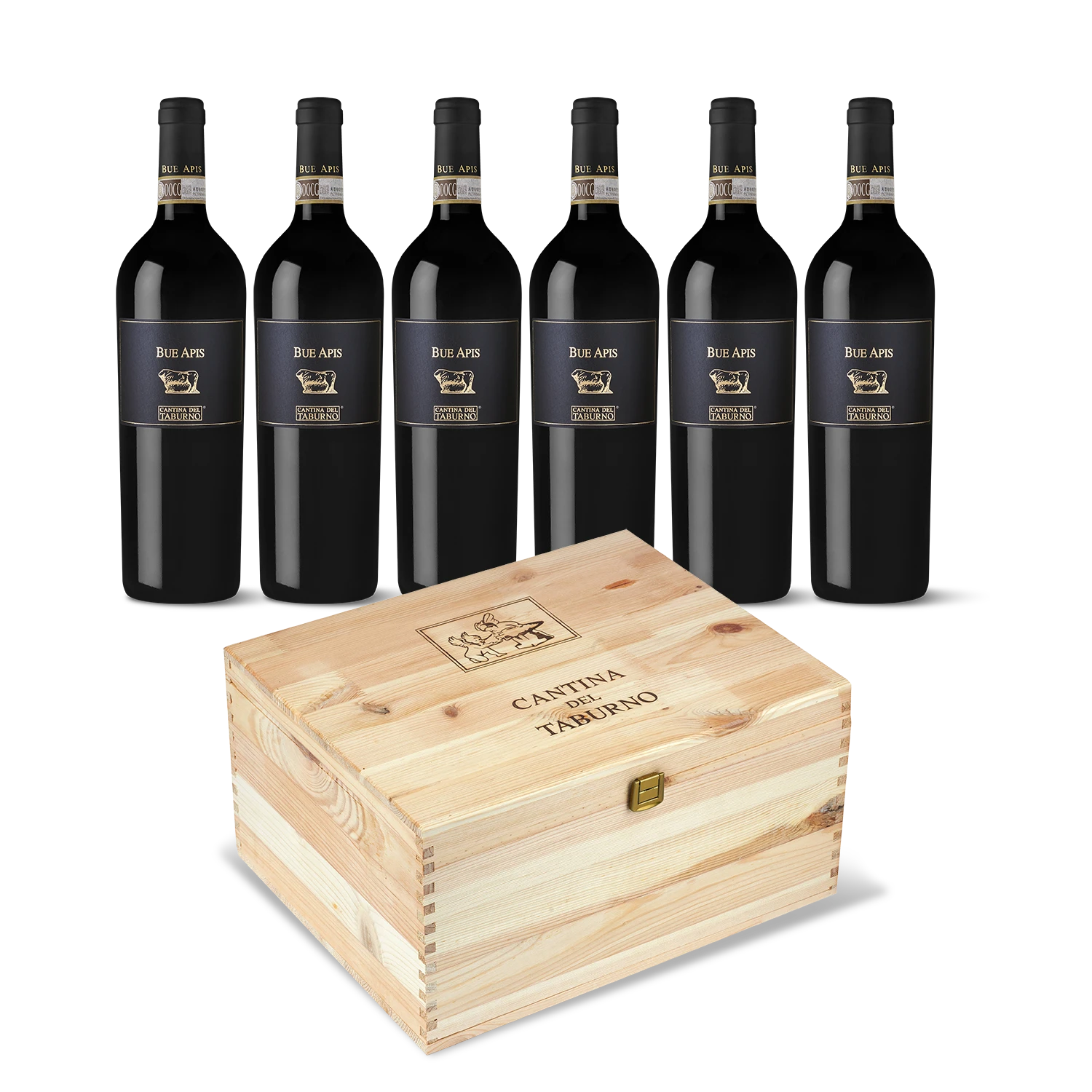 Wooden box for 6 Bees